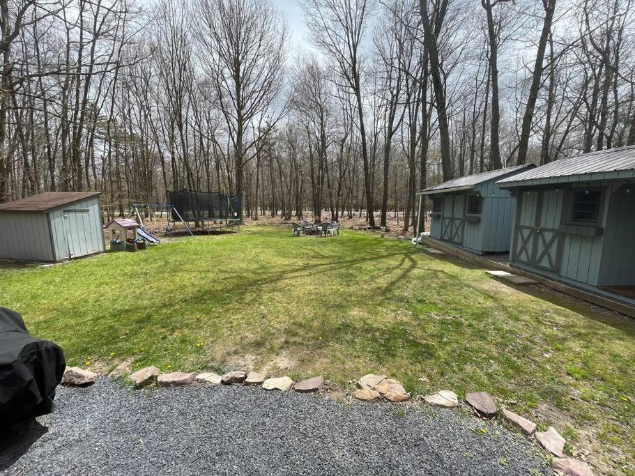 Modern Home Near Lake W Hottub, Game Room, Fireplace Albrightsville Exterior foto